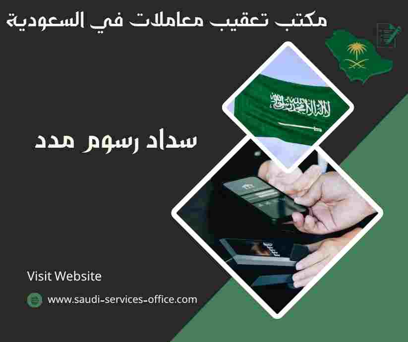 سداد رسوم مدد